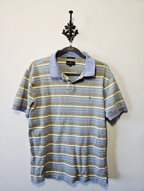 Rodd & Gunn Striped Golf Polo Shirt Size XL Sports Fit Short Sleeve